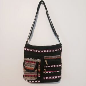 Tribal Pattern Crossbody Bag
